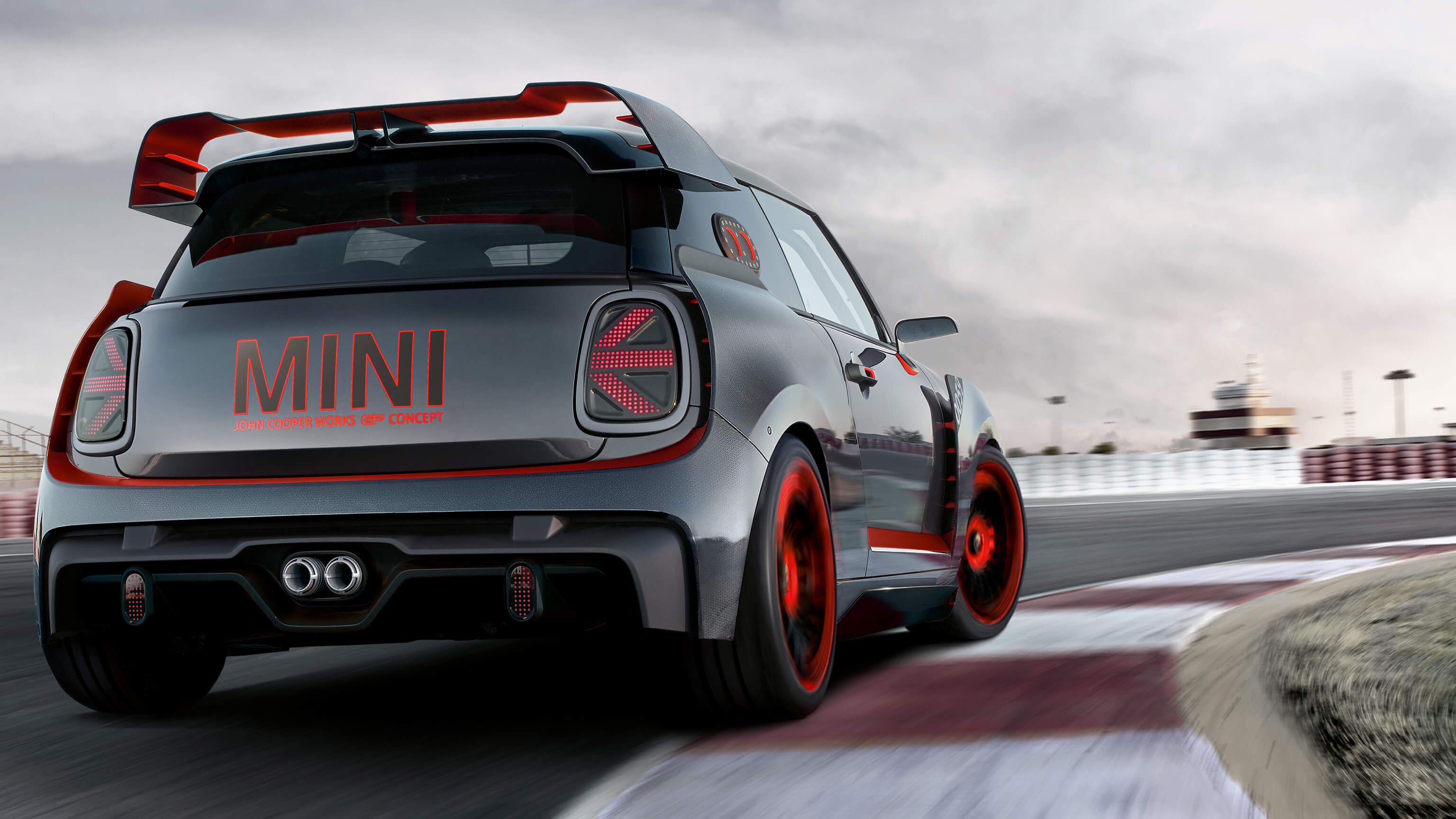 MINI John Cooper Works GP Concept - achterkant MINI John Cooper Works GP Concept - achterkant